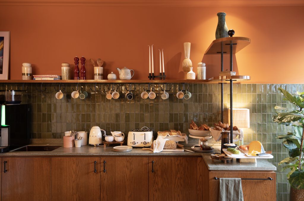 Guest kitchen at Jan Luyken Hotel Amsterdam